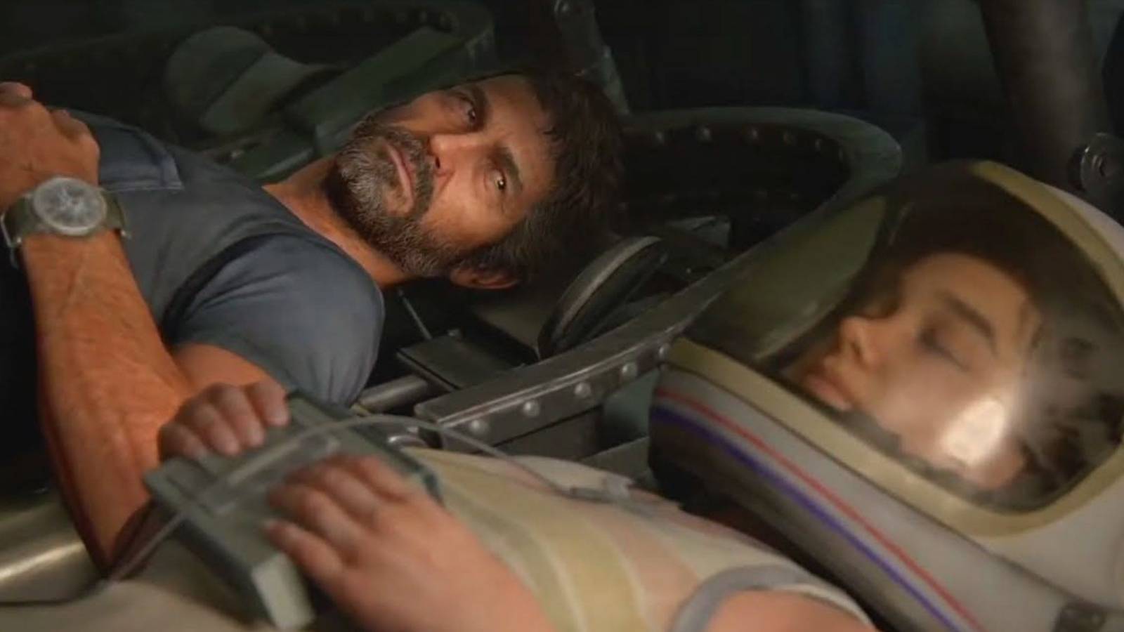 Ellie and Joel at the museum in the last of us part 2