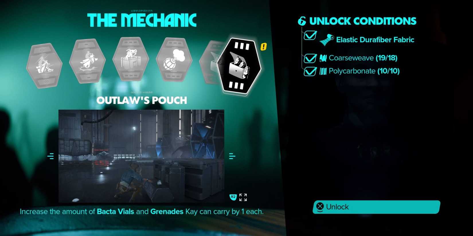 Elastic Durafiber Fabric from Star Wars Outlaws