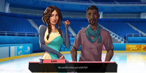 leah talking to the player in Boyfriend Dungeon