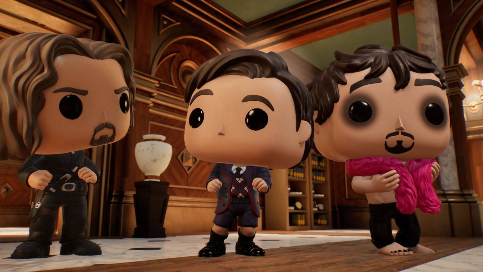Umbrella Academy characters in Funko Fusion