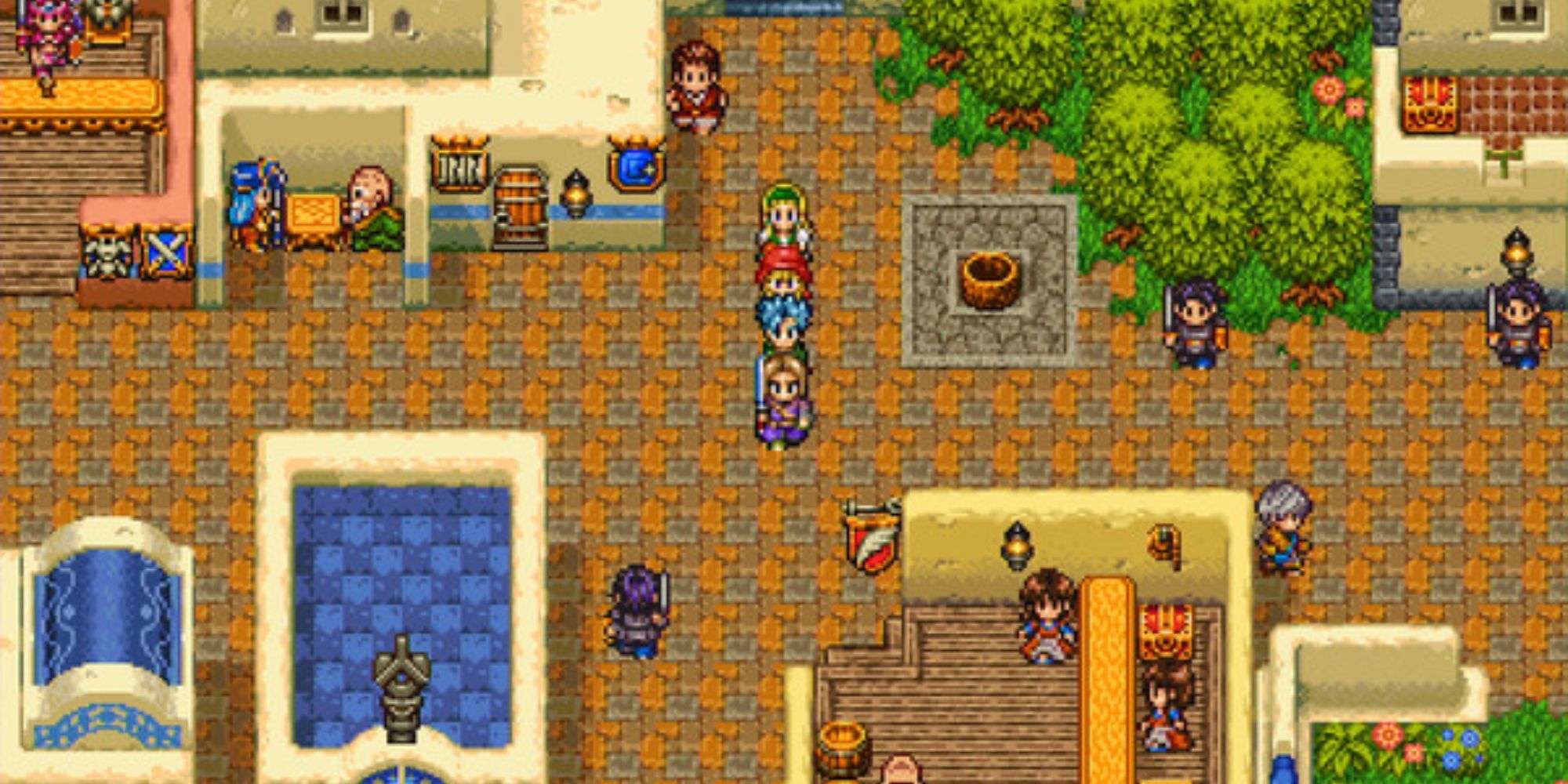 The pixel version of Dragon Quest 11 S