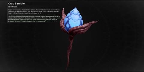 Remnant 2: What To Do With Crop Sample (And Where To Get It)