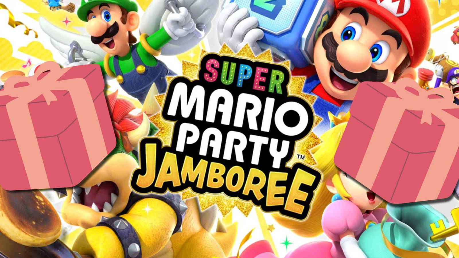 Fans can get one of several free gifts for pre-ordering Super Mario Party Jamboree.