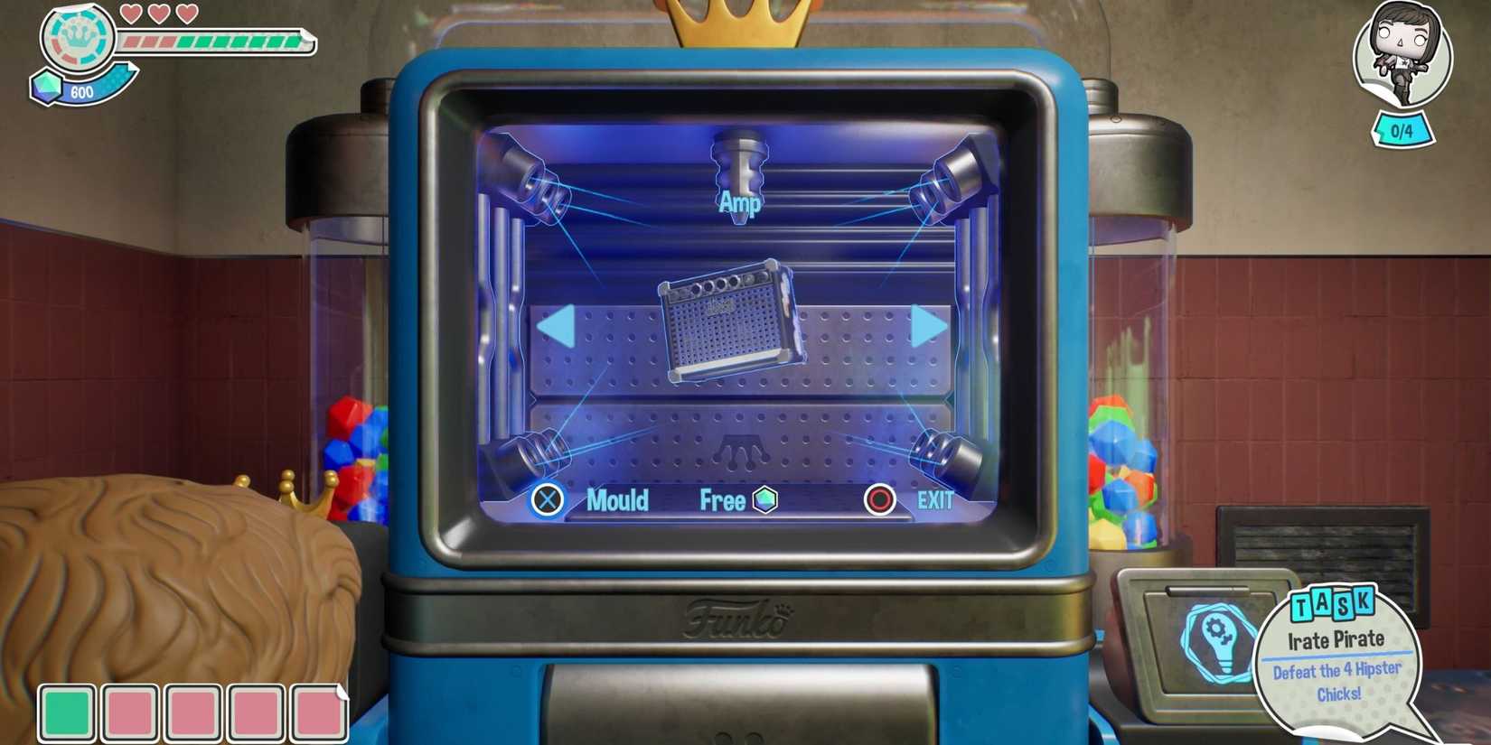 The Amp mould in Funko Fusion