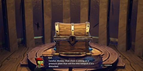 A chest in Epic Mickey Rebrushed