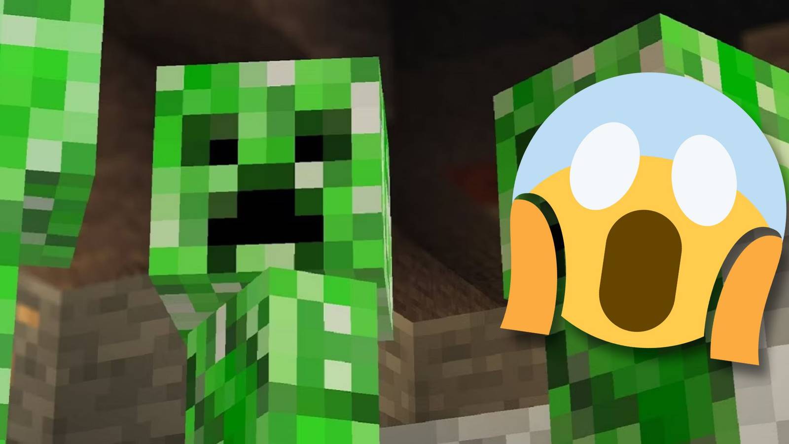 A Minecraft fan made a creepy rendition of the creeper mob.