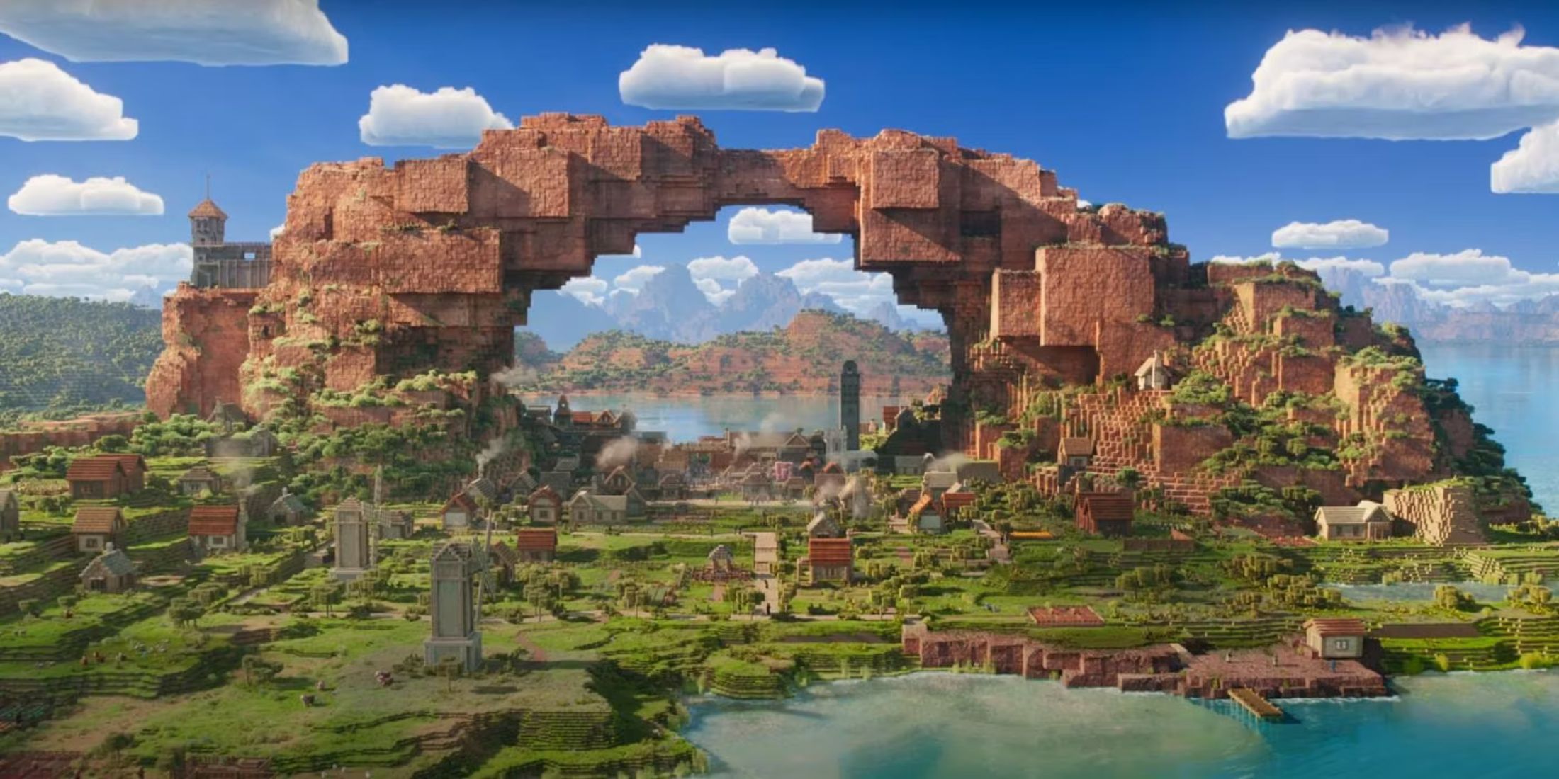 Minecraft Fan Builds the Movie’s World in the Game