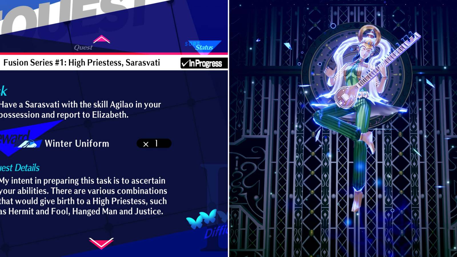 Elizabeth Request 21 & Sarasvati Being Fused