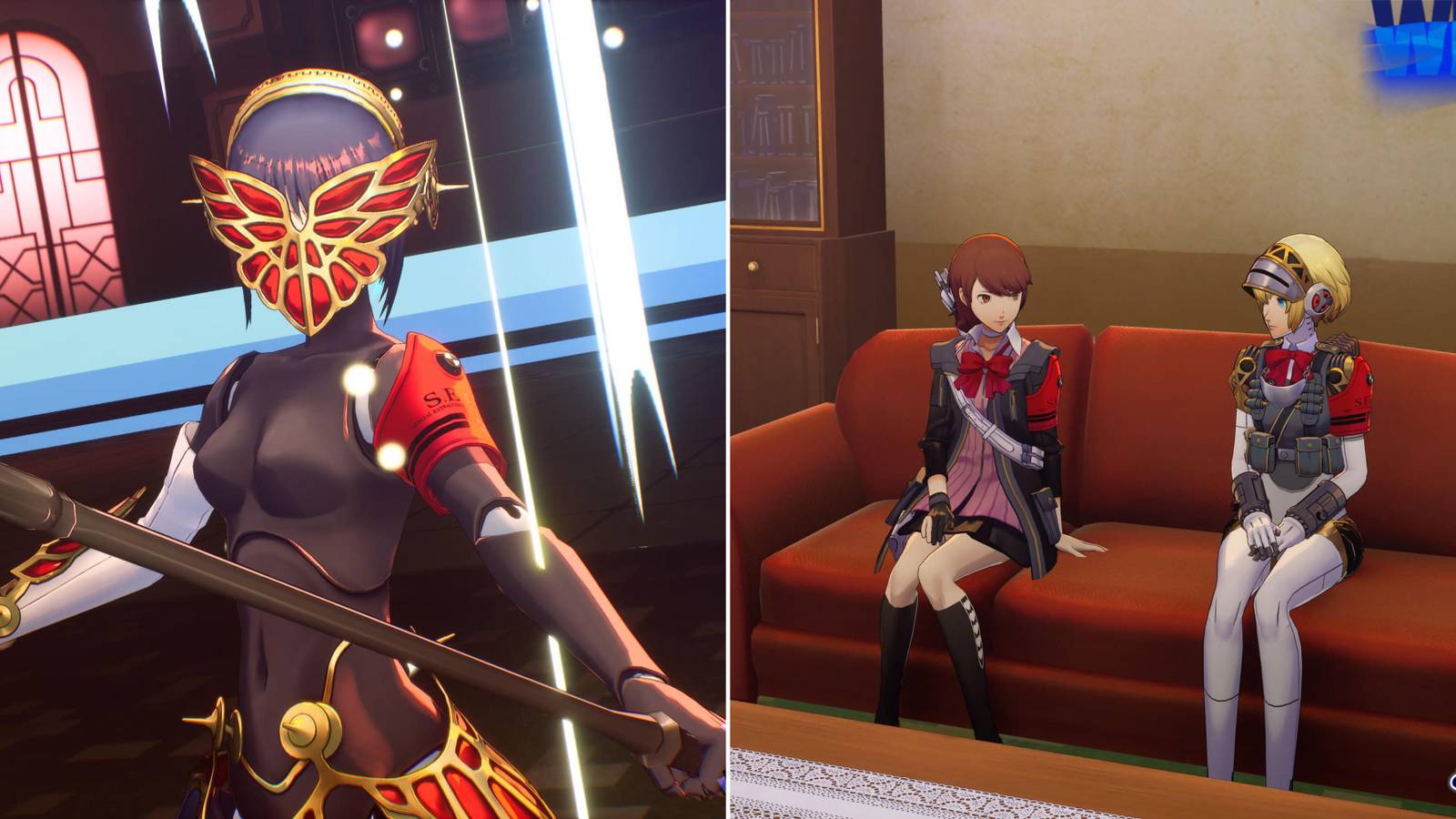 Shifting To Metis & Yukari and Aigis On The Dorm Couch 
