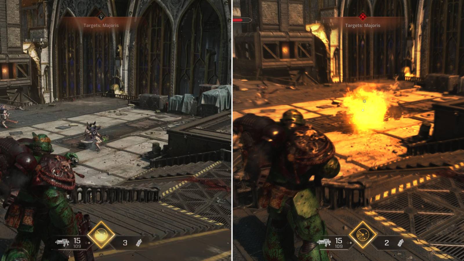 The Player Throwing A Grenade & It Exploading 