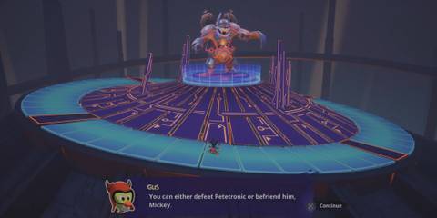 The Petetronic boss in Epic Mickey: Rebrushed