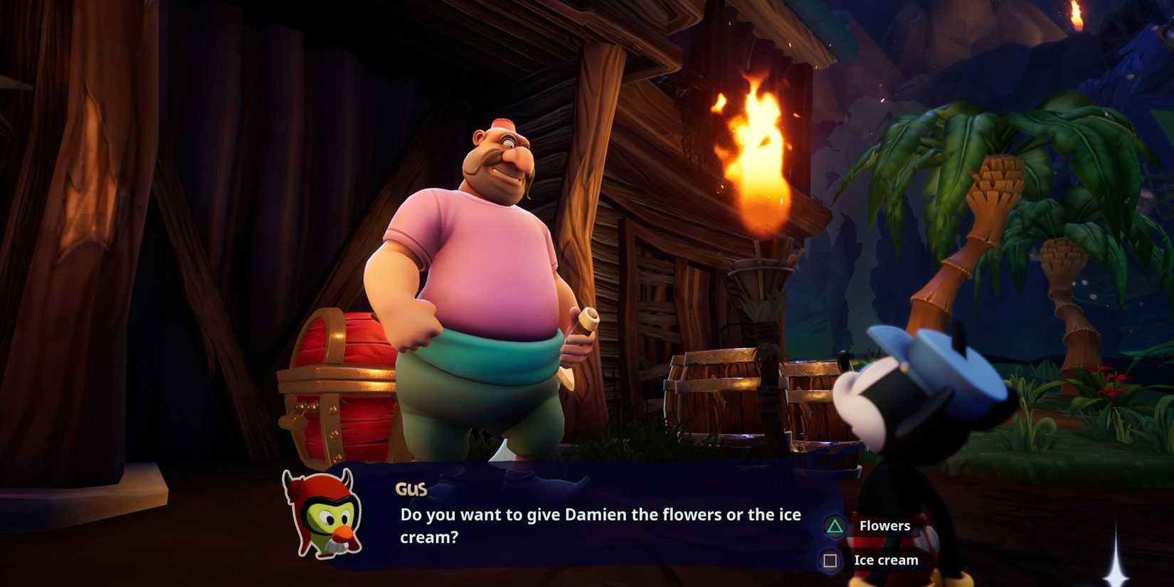 Damien Salt and Mickey in Epic Mickey: Rebrushed