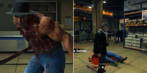 Cliff About To Attack & Frank Getting The Empty Store Key 