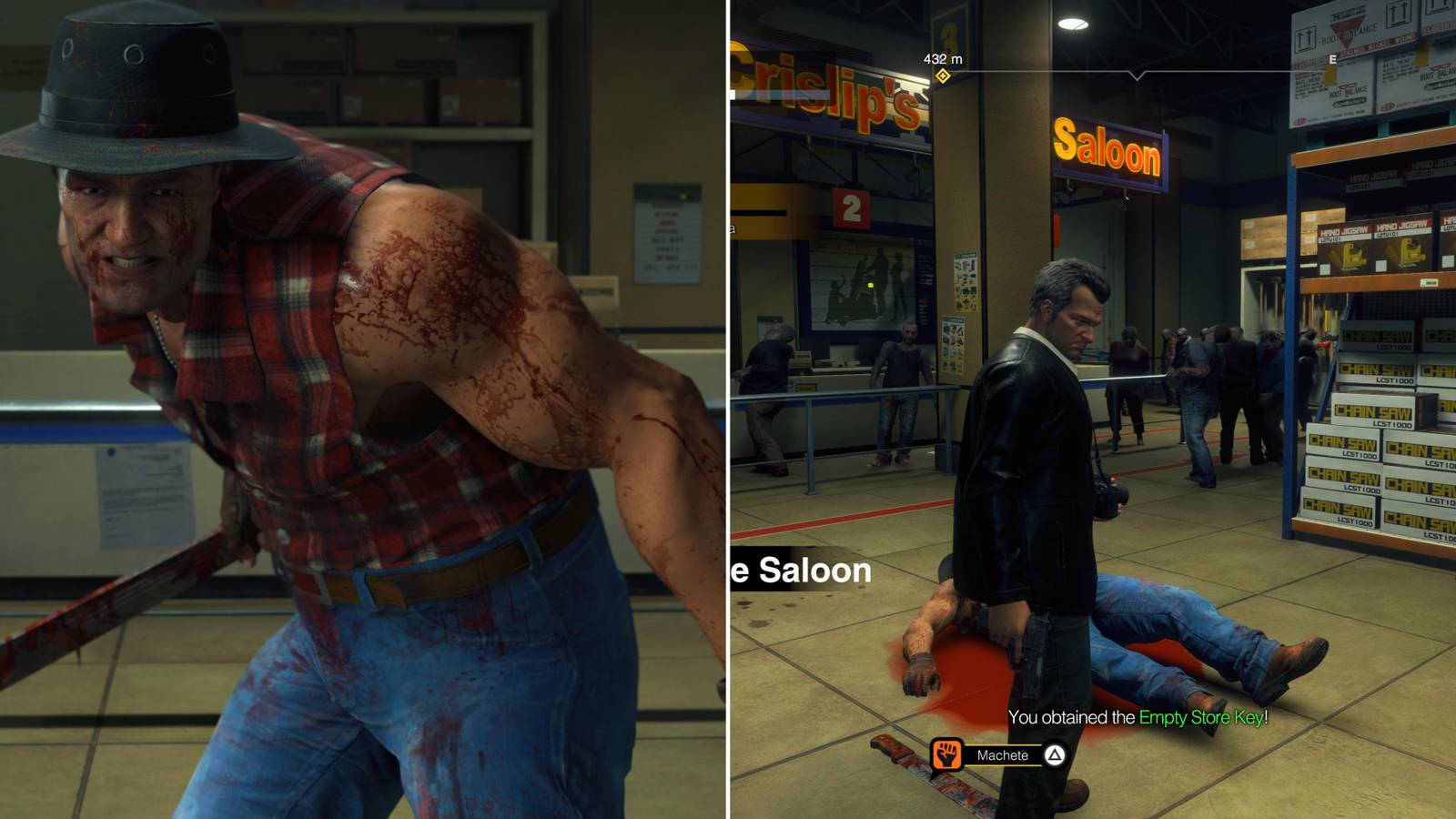 Cliff About To Attack & Frank Getting The Empty Store Key 