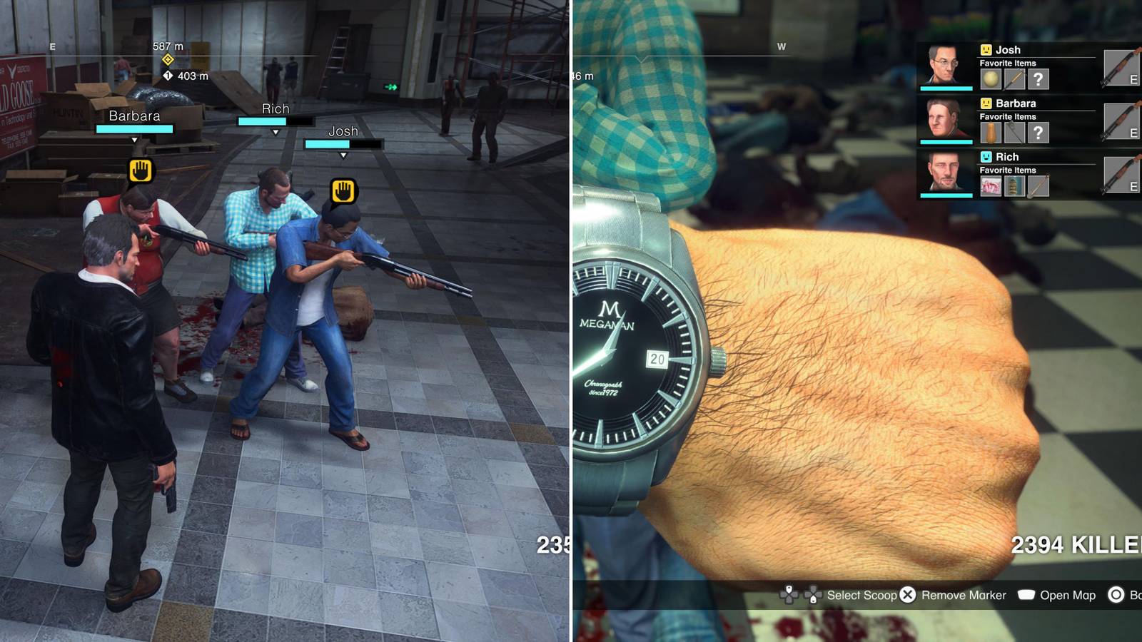 Frank Giving Survivors Guns & Checking His Watch and Affinities