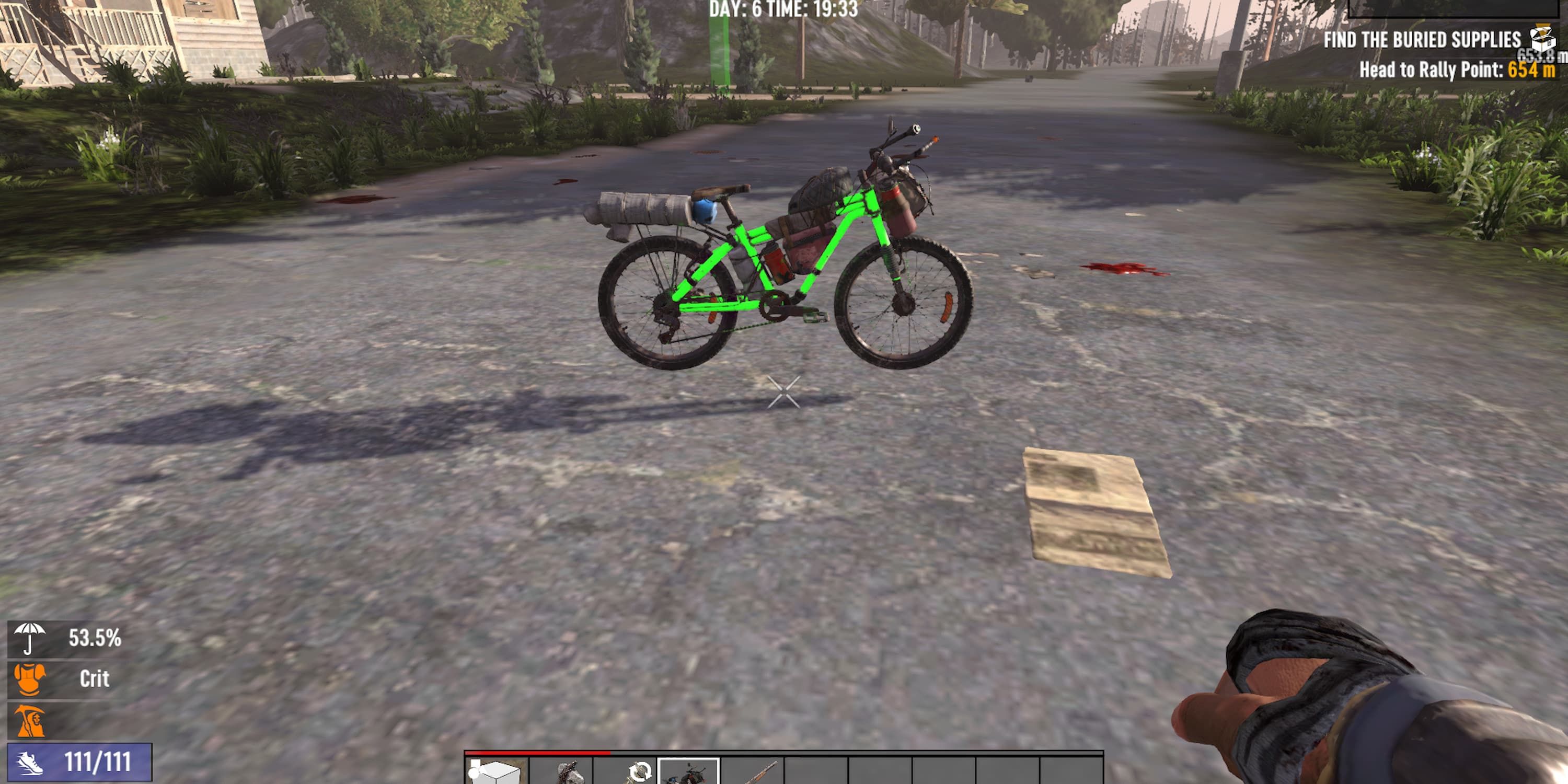 using the bicycle 7 days to die