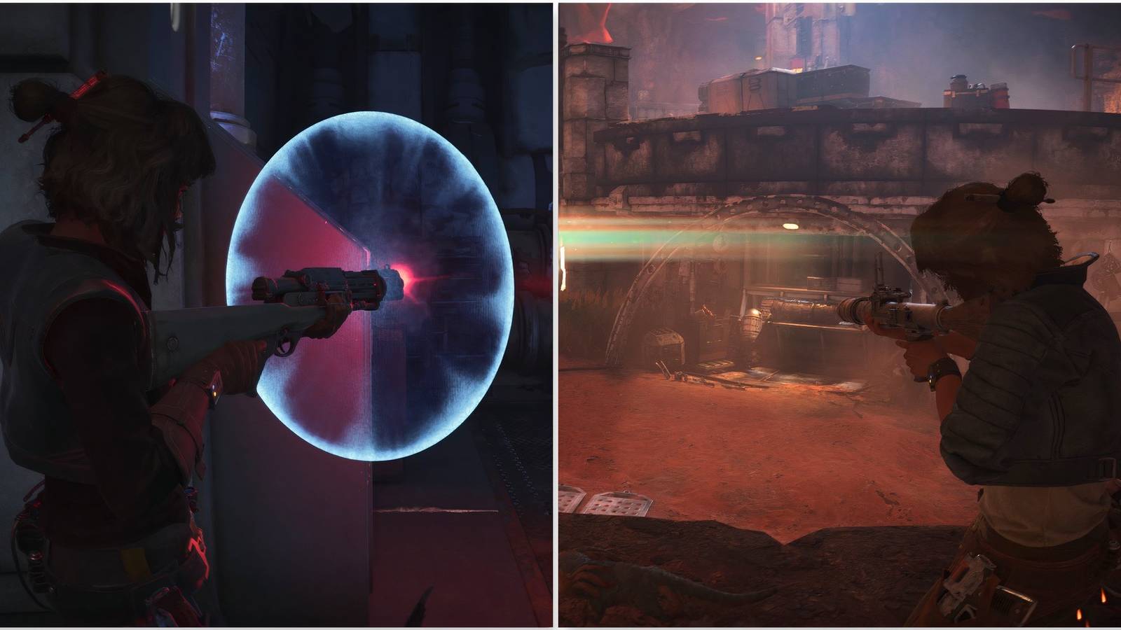 Using TL-50 Heavy Repeater and MPL Grenade Launcher in Star Wars Outlaws