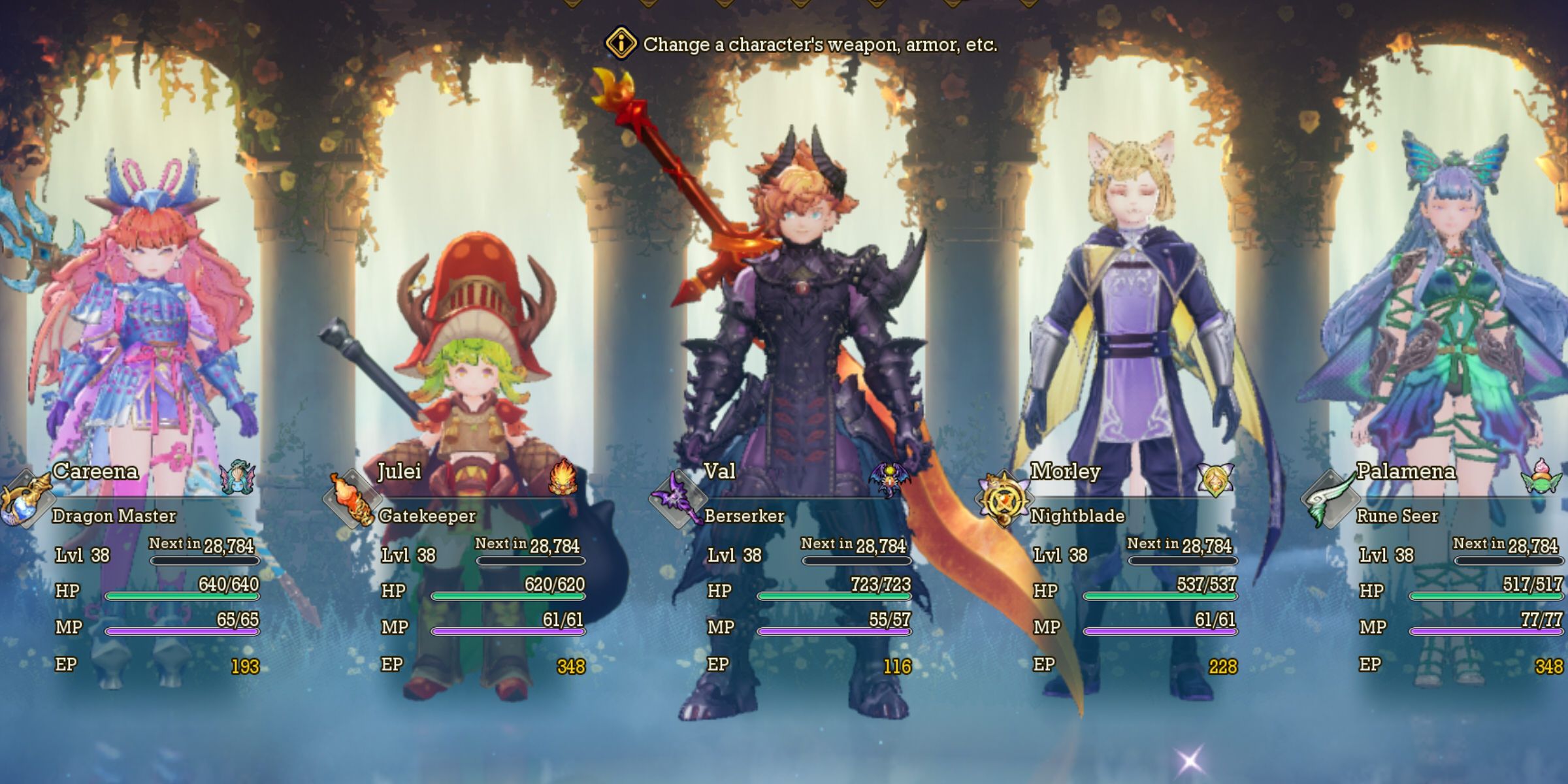 Visions of Mana: All Playable Characters & How to Change Them