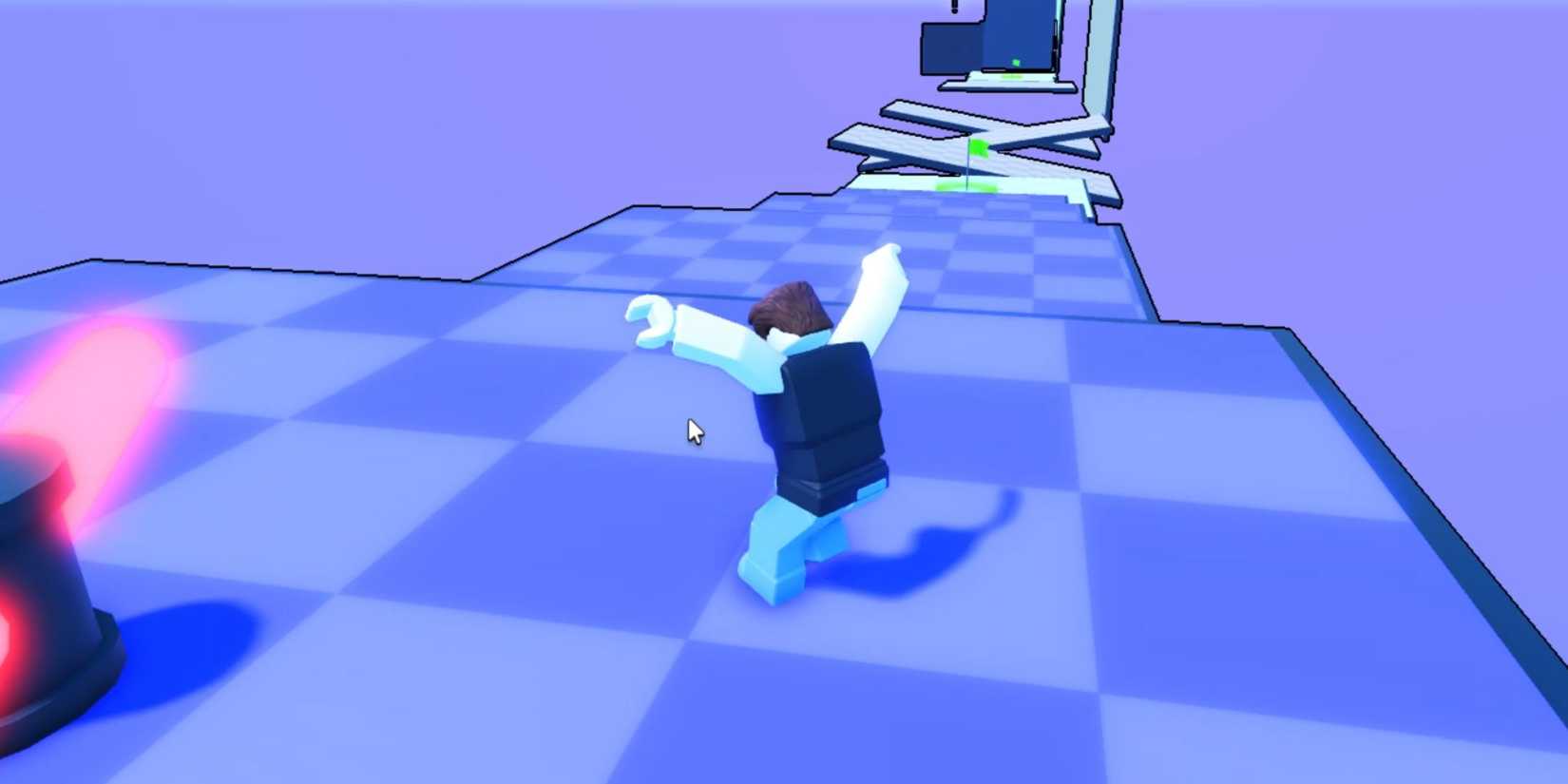 Wallrun Obby character