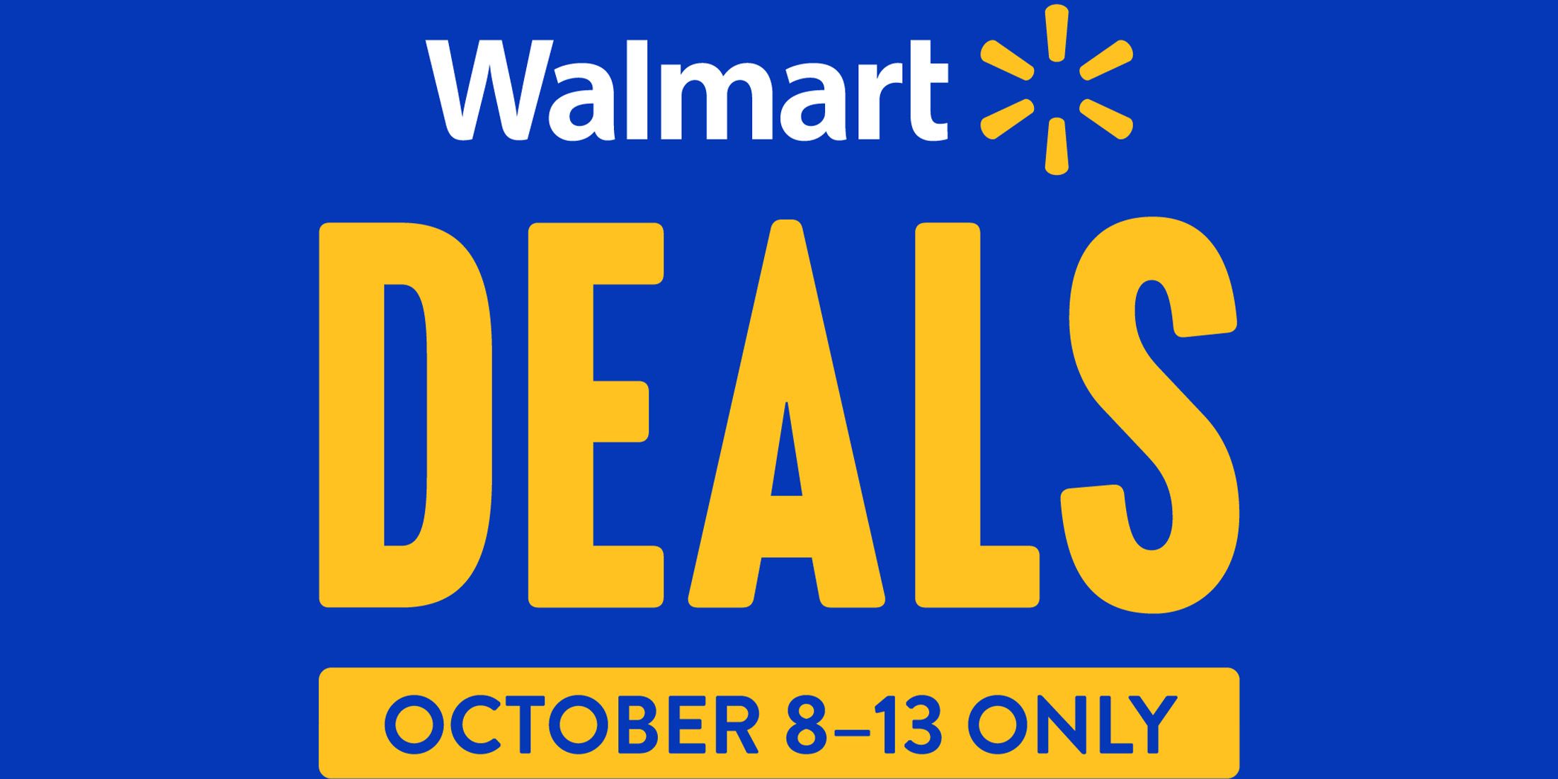 Walmart Deals October 8–13 2014 only 2x1 graphic yellow on blue