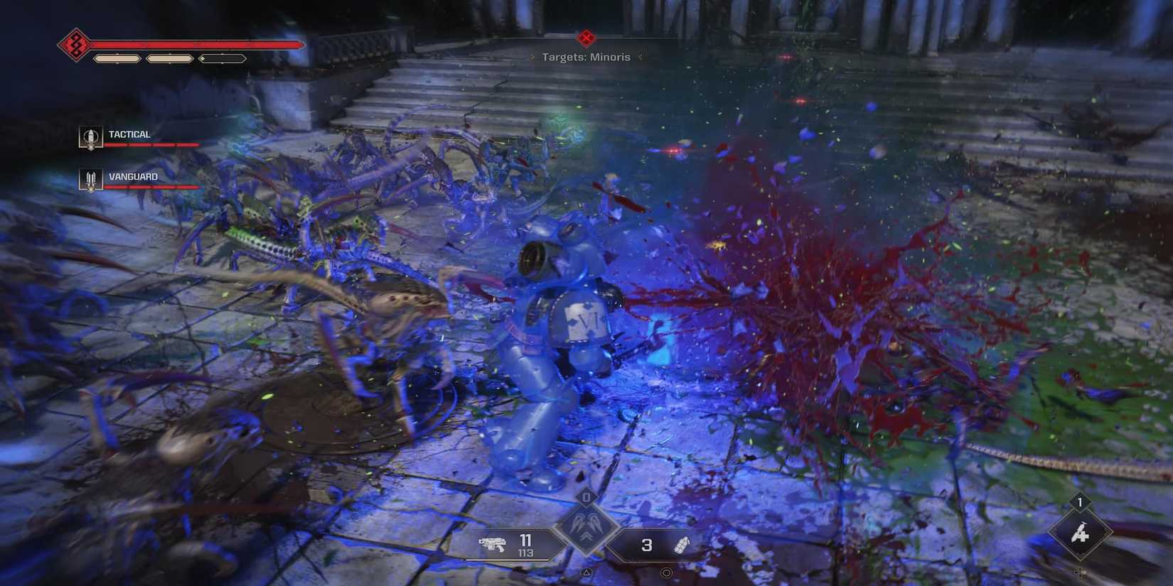 The Player Landing A Massive Thunder Hammer Swing