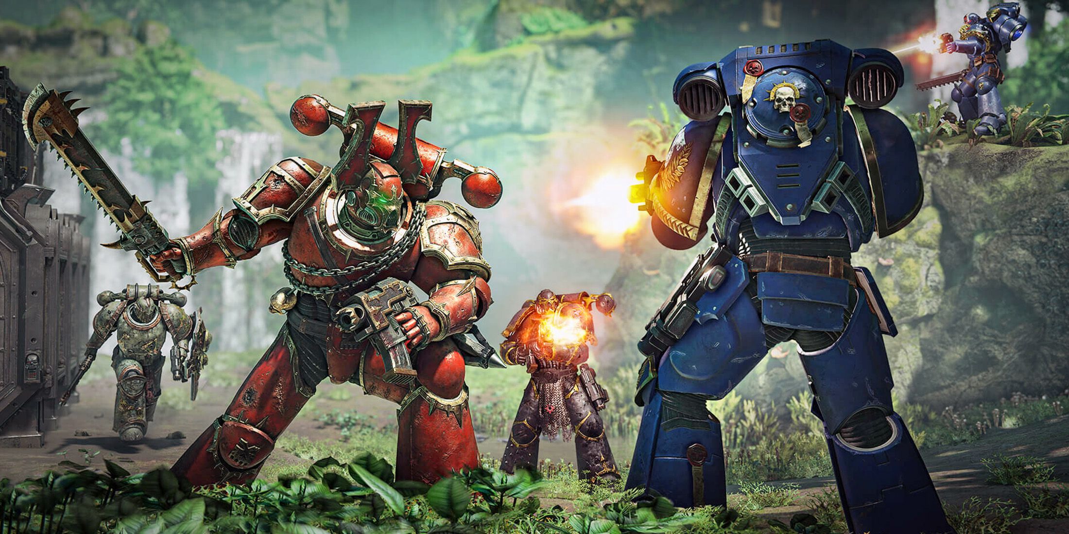 Warhammer 40k Space Marine 2 firefight promo screenshot