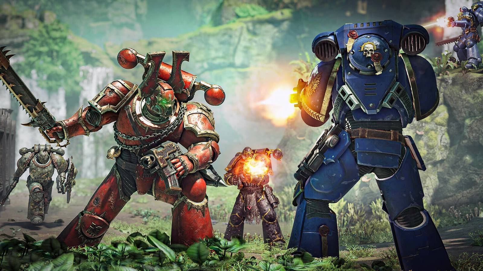 Warhammer 40k Space Marine 2 firefight promo screenshot