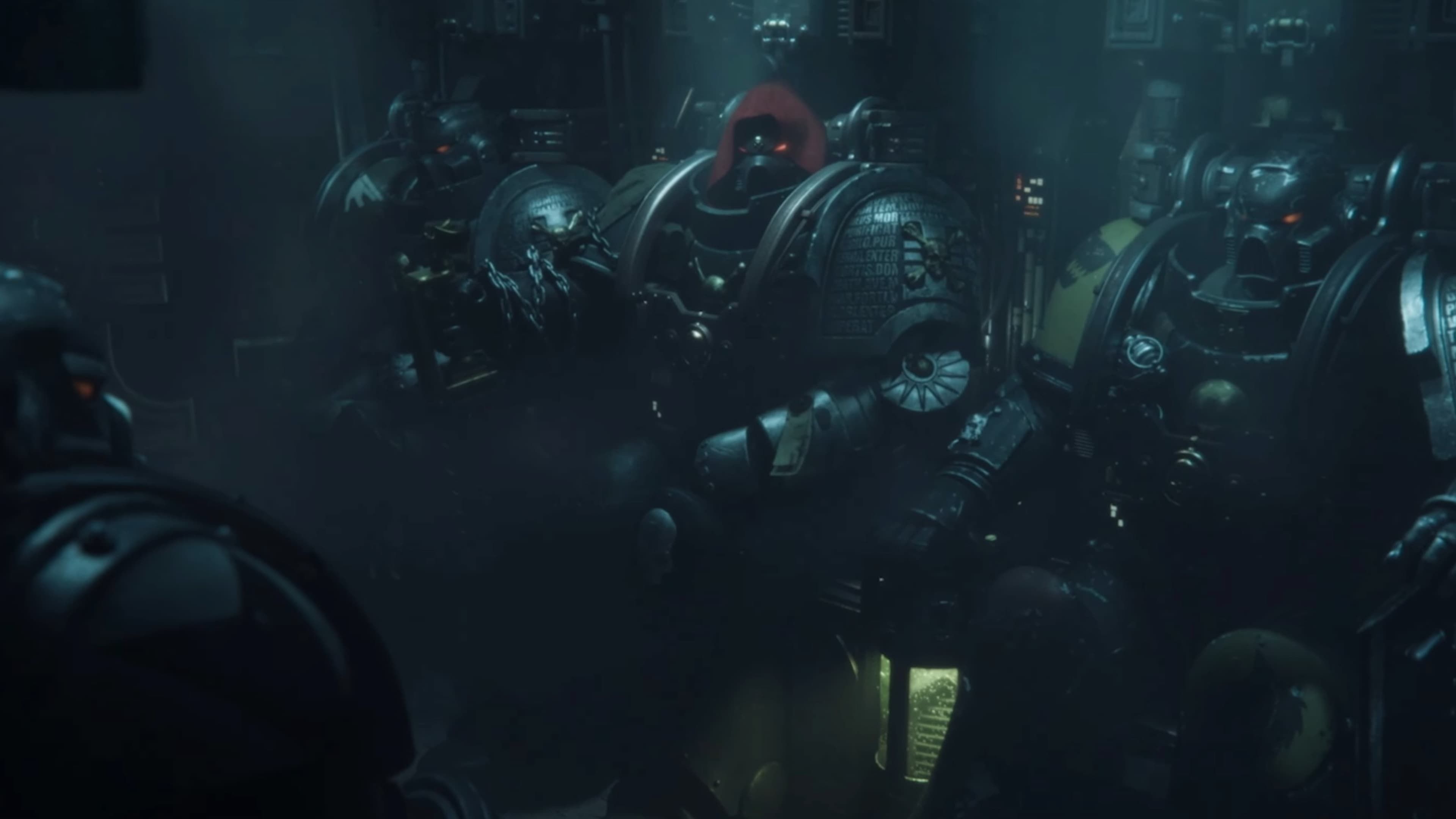 A Deathwatch Kill Team in Space Marine 2