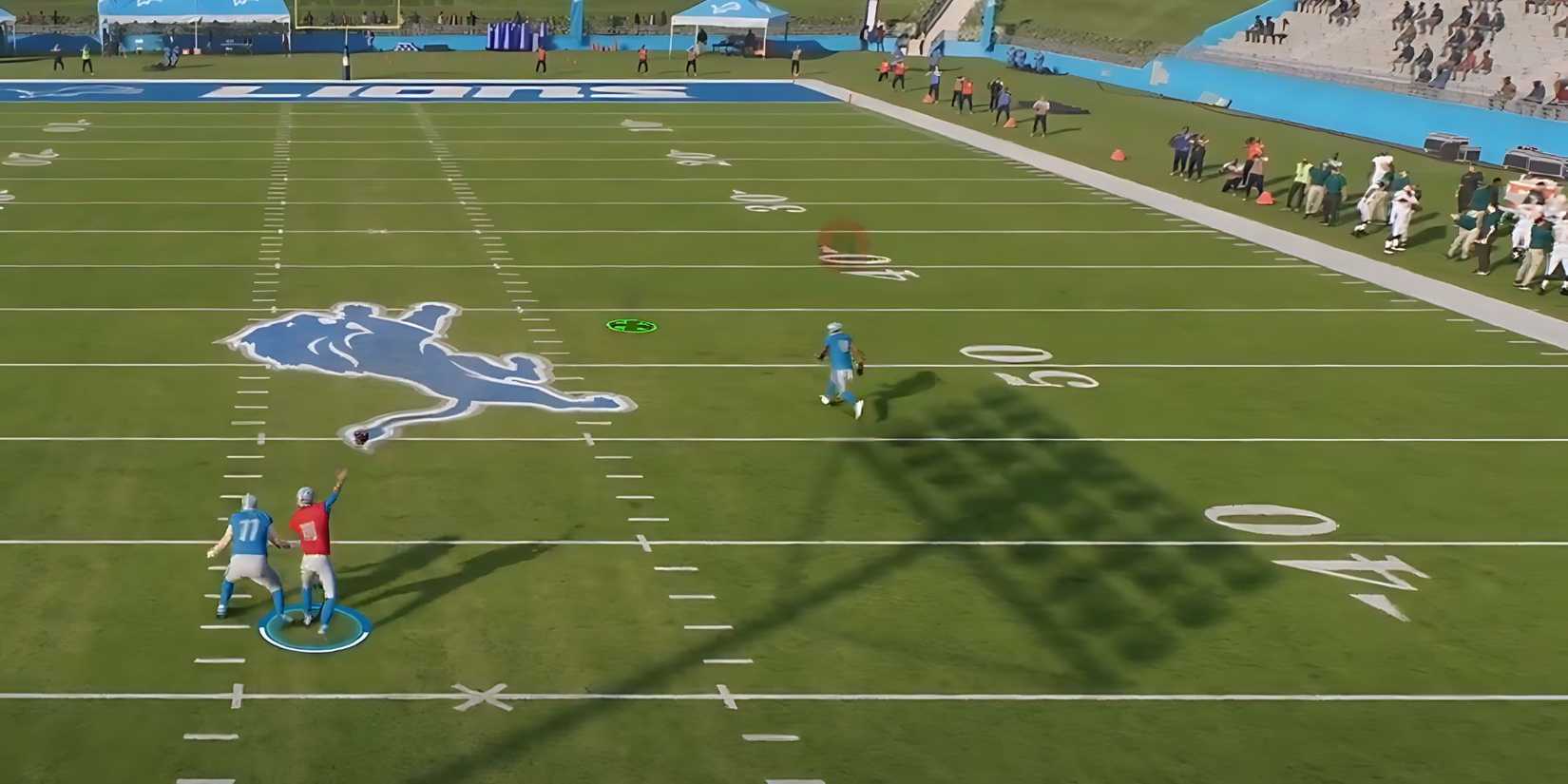 Touch Pass Trajectory in NFL 25