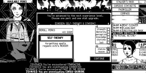 World of Horror User Interface