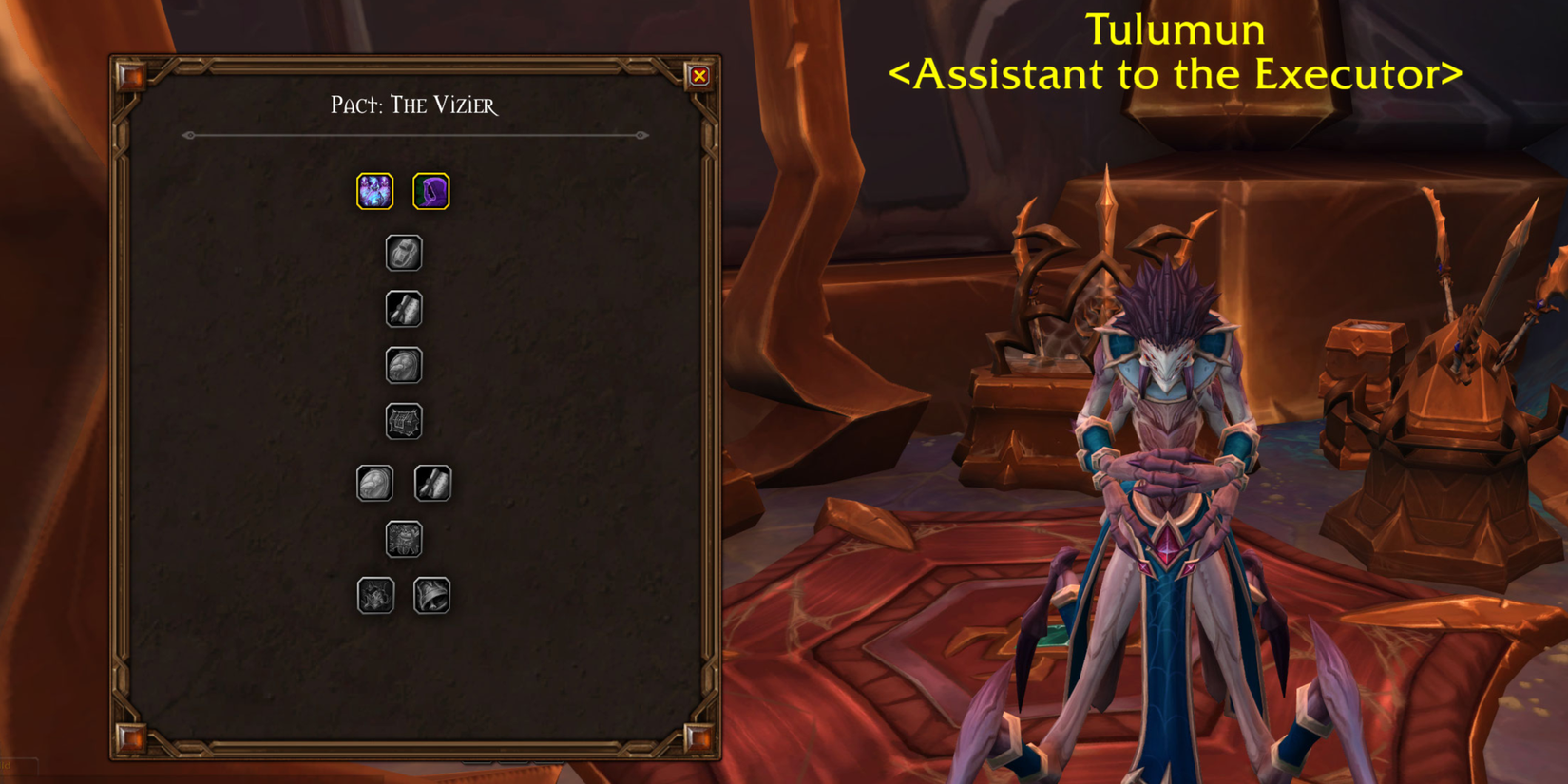 WoW The War Within Azj Kahet Pacts Vizier