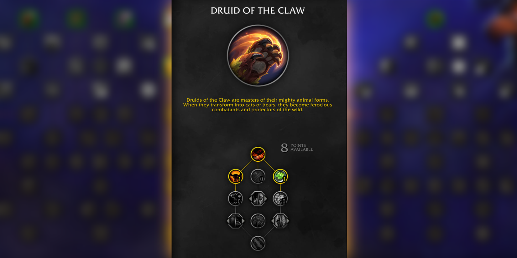 WoW TWW All Druid Hero Talents Druid of the Grove
