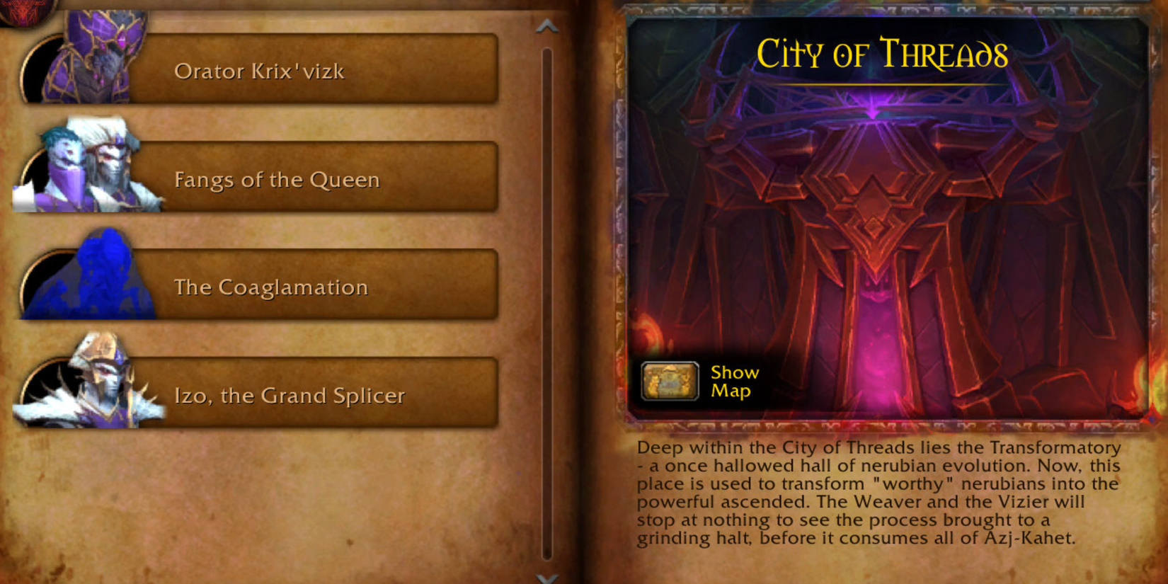 WoW TWW All Season One Dungeons The War Within City of Threads