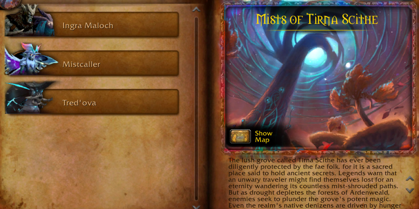 WoW TWW All Season One Dungeons The War Within Mists of Tirna Scythe