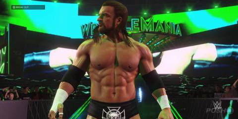 Triple H at WrestleMania in WWE 2K24