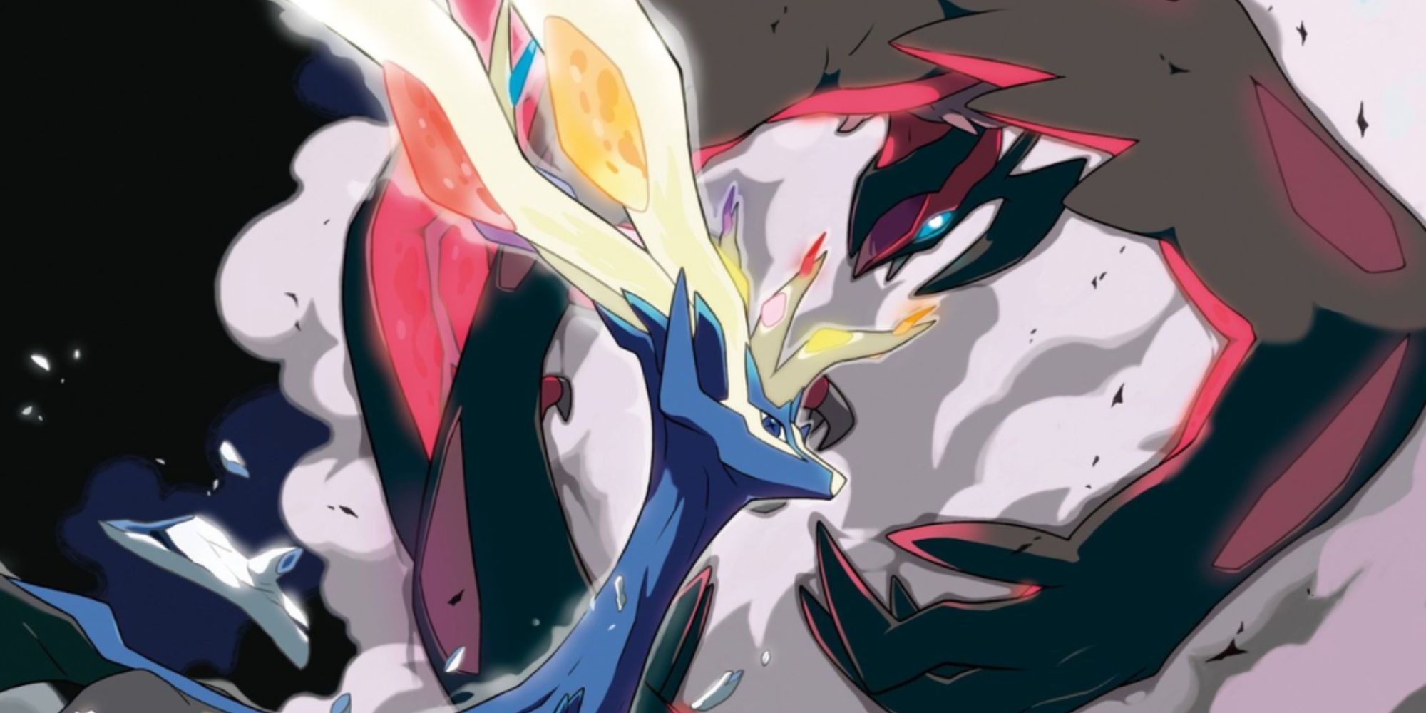 Xerneas and Yveltal on the cover of the official Pokemon X and Y soundtrack.