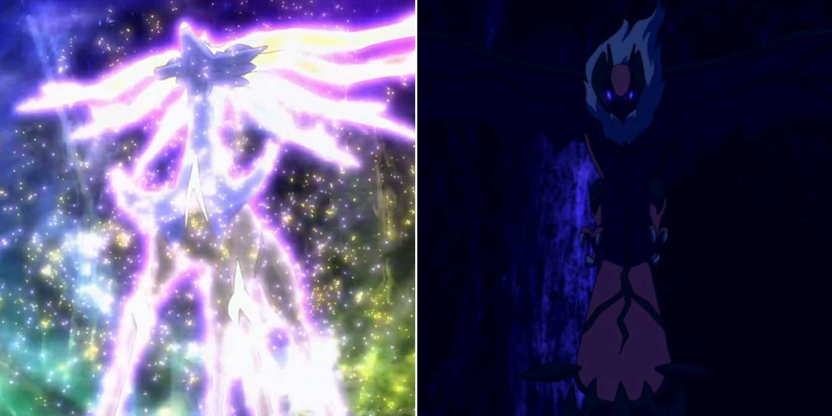Xerneas uses Fairy Aura and Yveltal uses Dark Aura in the anime.