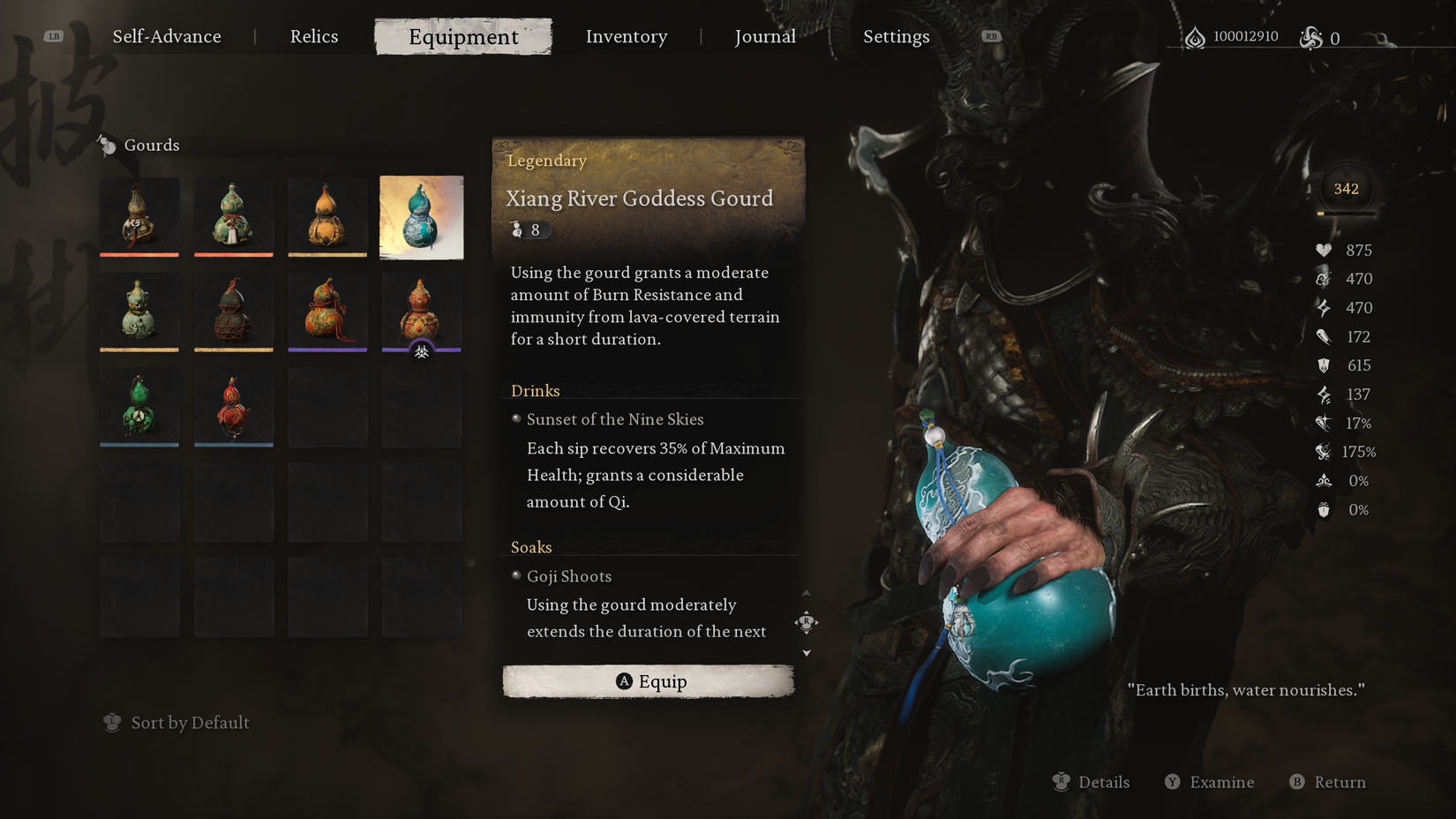 Best Gourds for Healing in Black Myth: Wukong - Xiang River Goddess Gourd