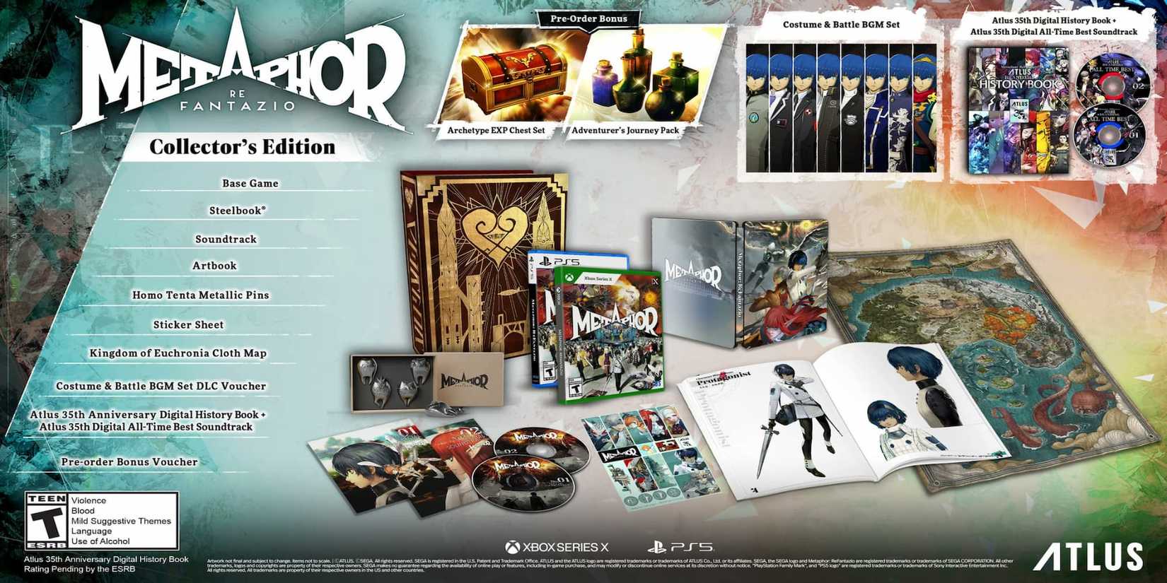 The Collector's Edition For Metaphor ReFantazio In Promo Material