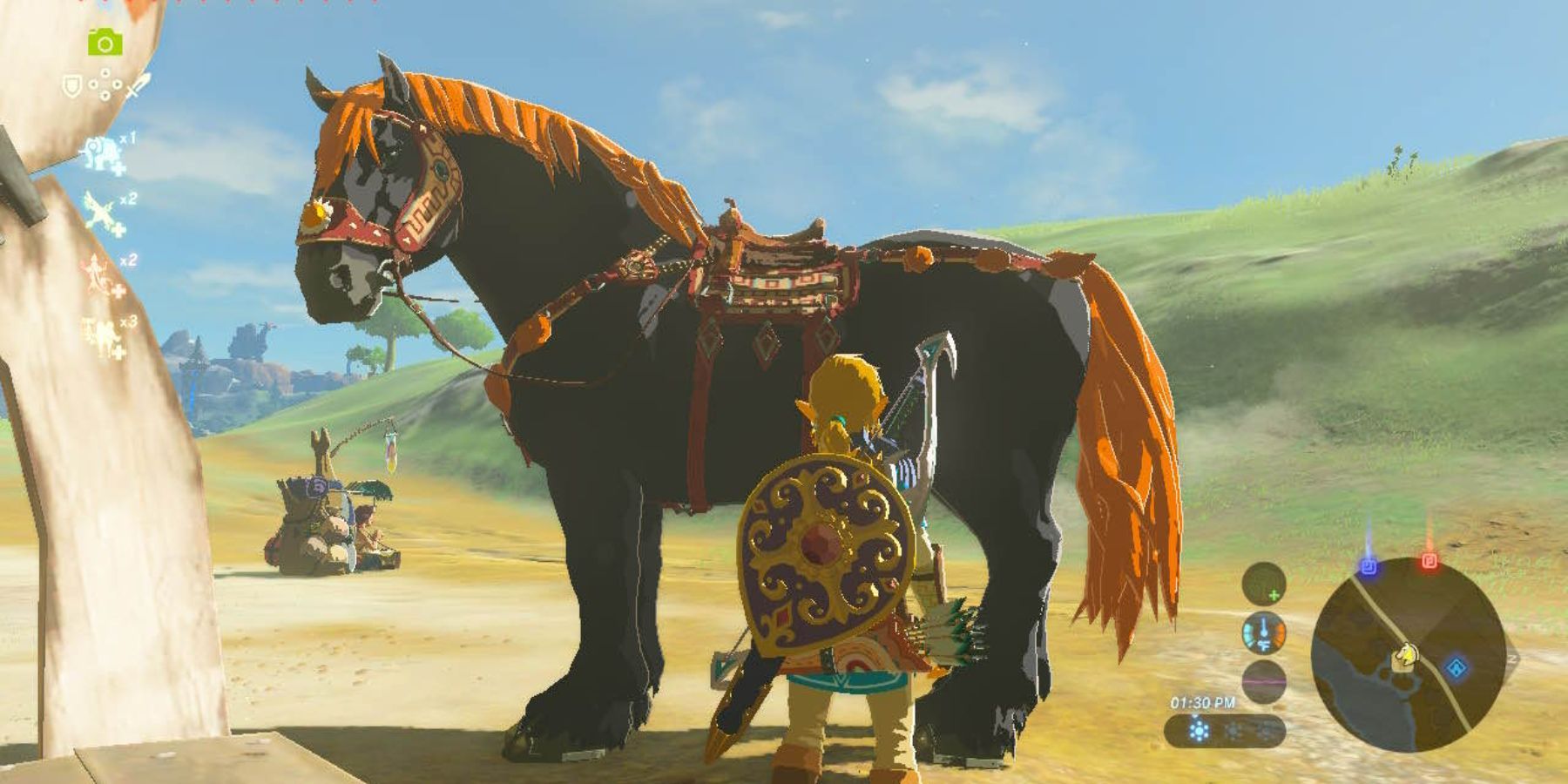 zelda breath of the wild giant horse