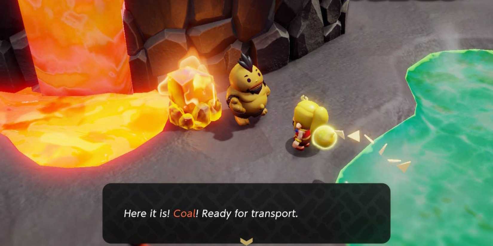 zelda echoes of wisdom flames of fortune coal