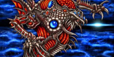 Close-up of final boss Zeromus in Final Fantasy IV