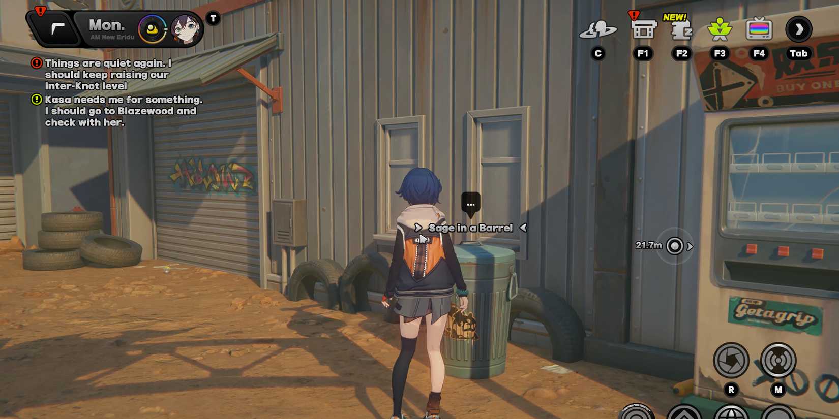 ZZZ Zenless Zone Zero HIA Commemorative Coin Blazewood Locations sage in the barrel