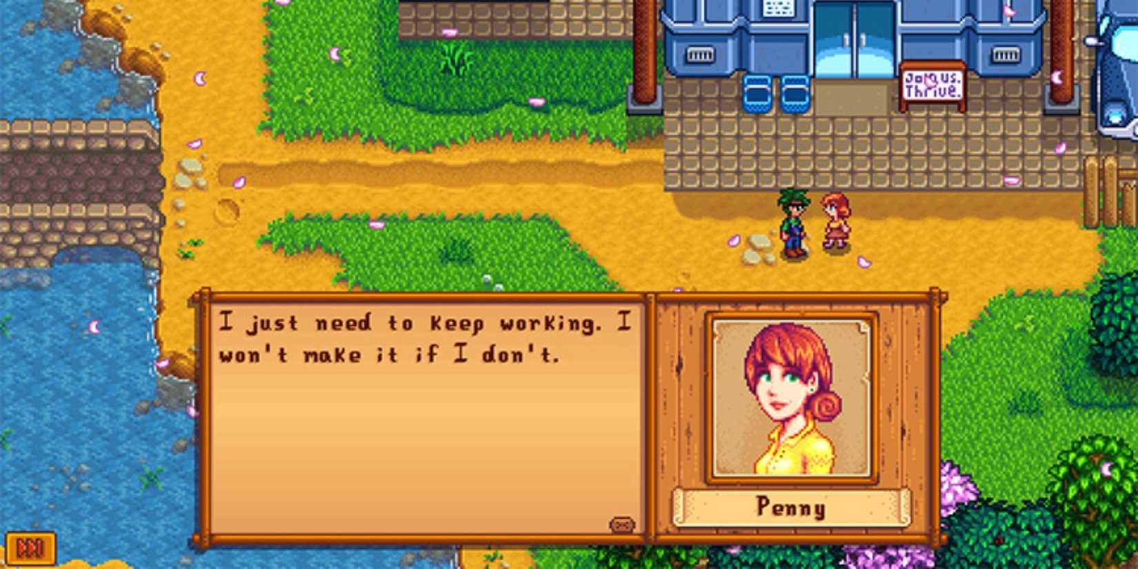 An image of Penny from Stardew Valley