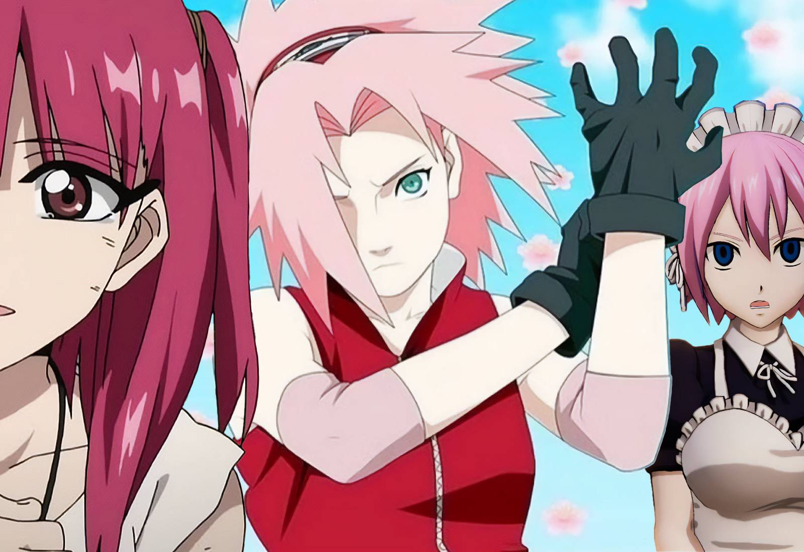 Famous Anime Girls With Pink Hair, image size:1600x1100