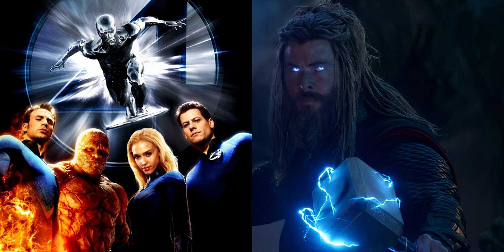 The Fantastic Four (left) Thor (right)