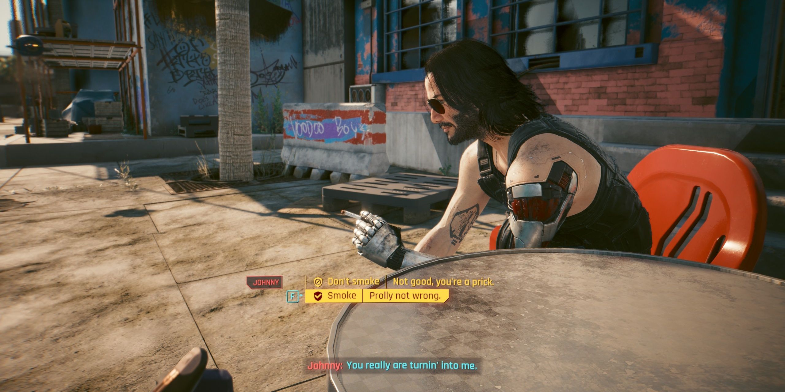 Cyberpunk 2077: How to Get Johnnys Relationship to 70%