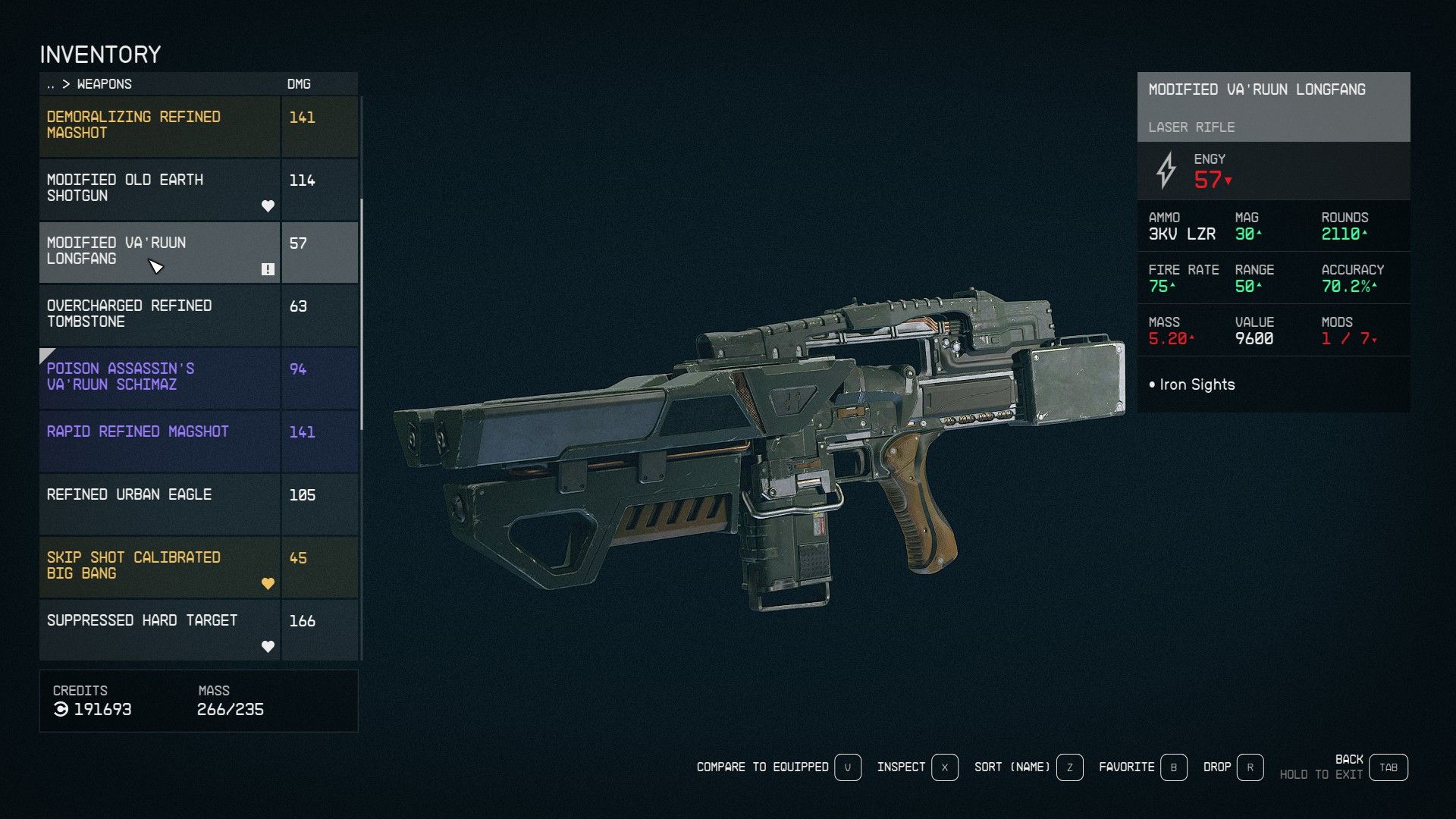 All Starfield: Shattered Space Weapons (& Item Codes)