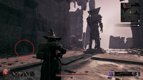 Crawlspace leading to the Remnant 2 Energized Neck Coil