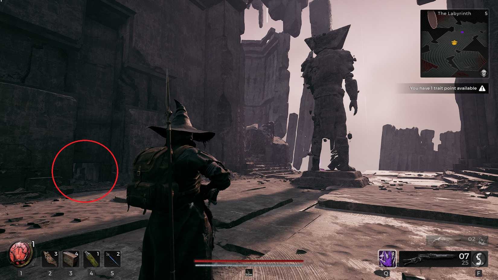 Crawlspace leading to the Remnant 2 Energized Neck Coil